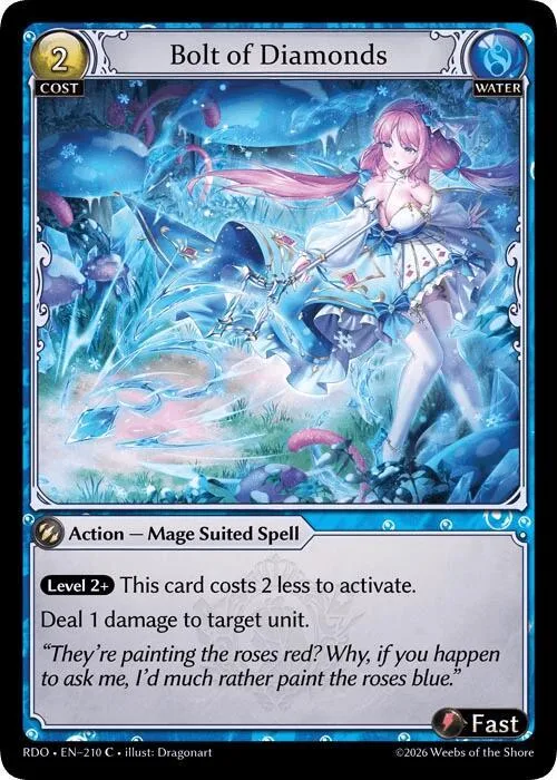 Bolt of Diamonds (Curio Foil) #210 – Radiant Origins