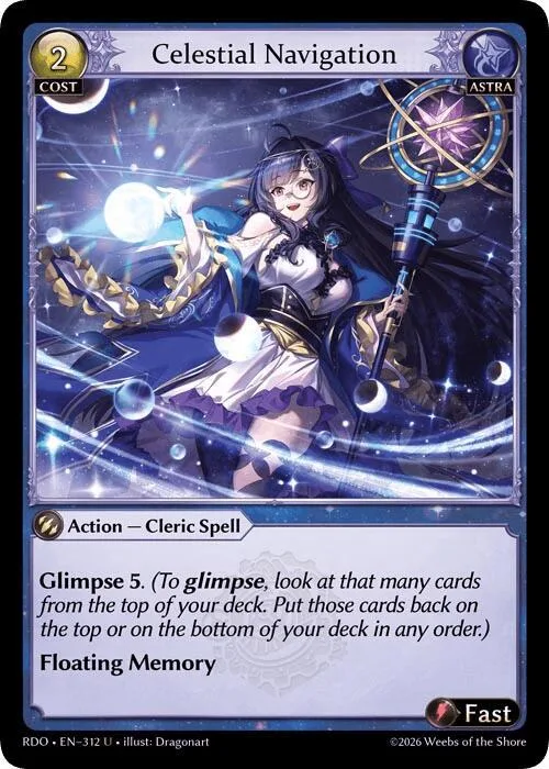 Celestial Navigation (Curio Foil) #312 – Radiant Origins