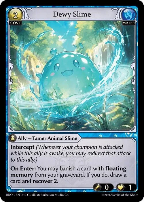 Dewy Slime (Curio Foil) #212 – Radiant Origins