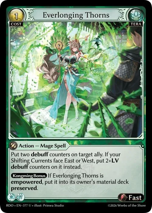 Everlonging Thorns (Curio Foil) #377 – Radiant Origins