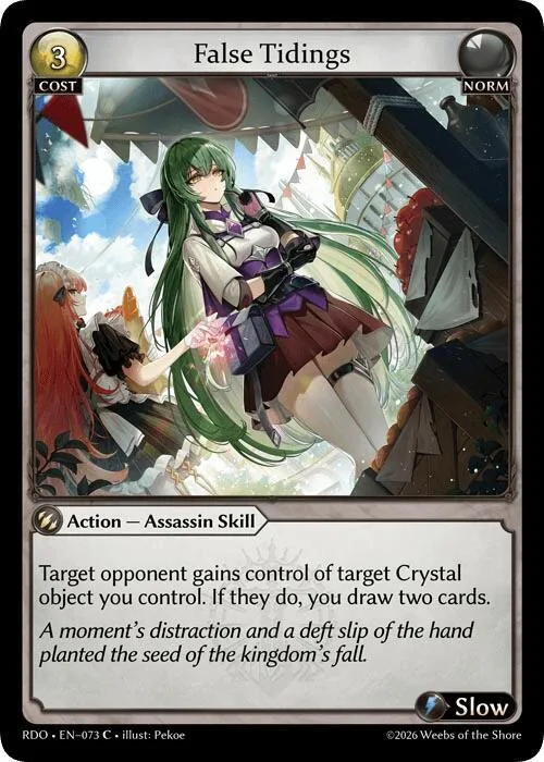 False Tidings (Curio Foil) #73 – Radiant Origins