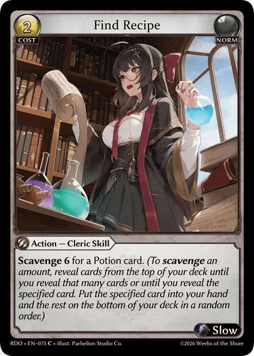 Find Recipe (Curio Foil) #75 – Radiant Origins