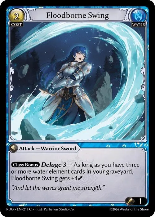 Floodborne Swing (Curio Foil) #219 – Radiant Origins