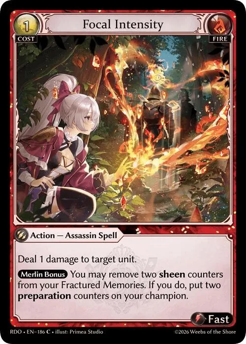 Focal Intensity (Curio Foil) #186 – Radiant Origins