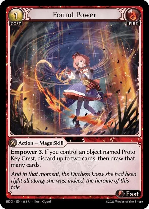 Found Power (Curio Foil) #188 – Radiant Origins