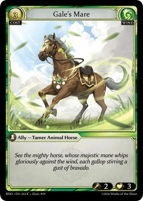 Gale's Mare (Curio Foil) #265 – Radiant Origins
