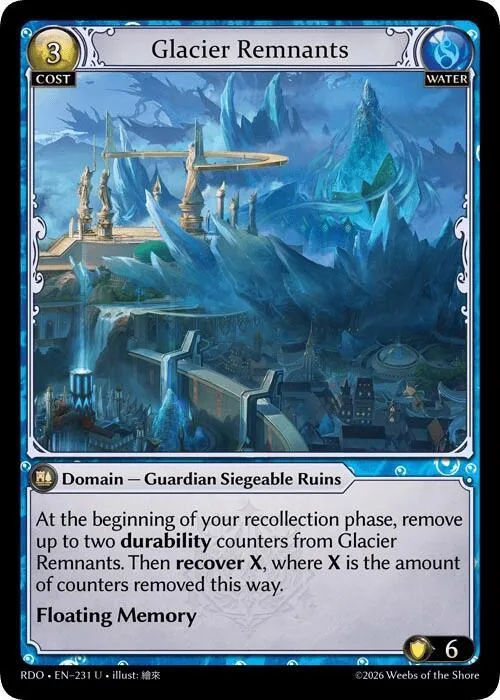 Glacier Remnants (Curio Foil) #231 – Radiant Origins