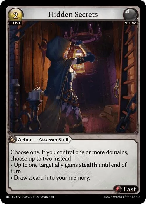 Hidden Secrets (Curio Foil) #90 – Radiant Origins