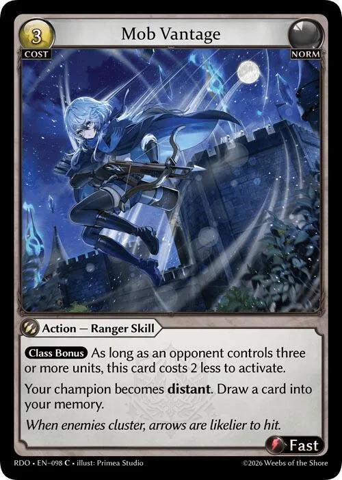Mob Vantage (Curio Foil) #98 – Radiant Origins