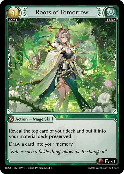 Roots of Tomorrow (Curio Foil) #389 – Radiant Origins