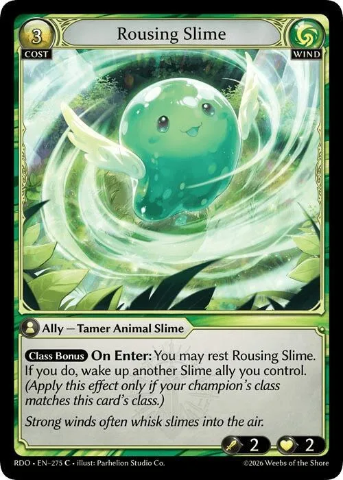 Rousing Slime (Curio Foil) #275 – Radiant Origins