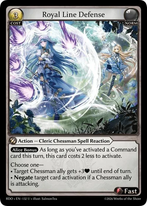 Royal Line Defense (Curio Foil) #132 – Radiant Origins