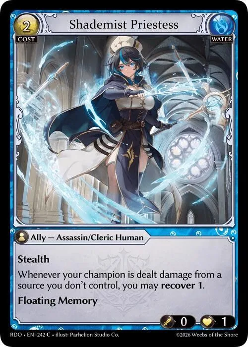 Shademist Priestess (Curio Foil) #242 – Radiant Origins