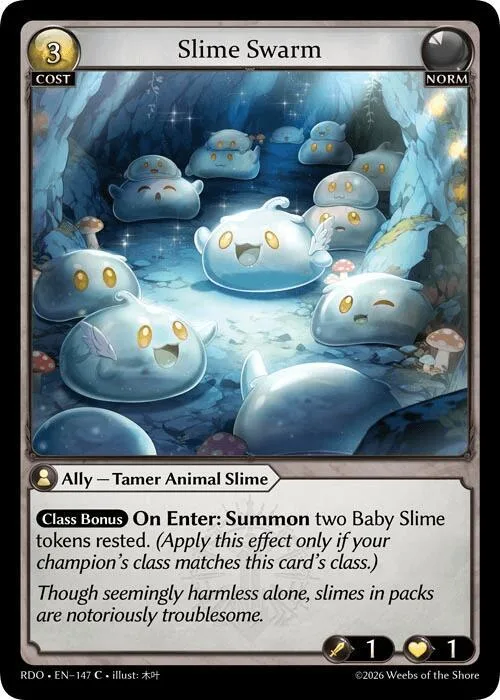 Slime Swarm (Curio Foil) #147 – Radiant Origins