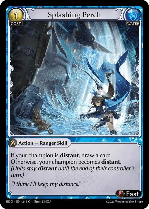 Splashing Perch (Curio Foil) #245 – Radiant Origins