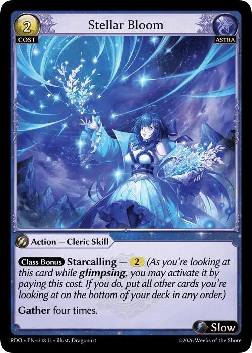 Stellar Bloom (Curio Foil) #318 – Radiant Origins