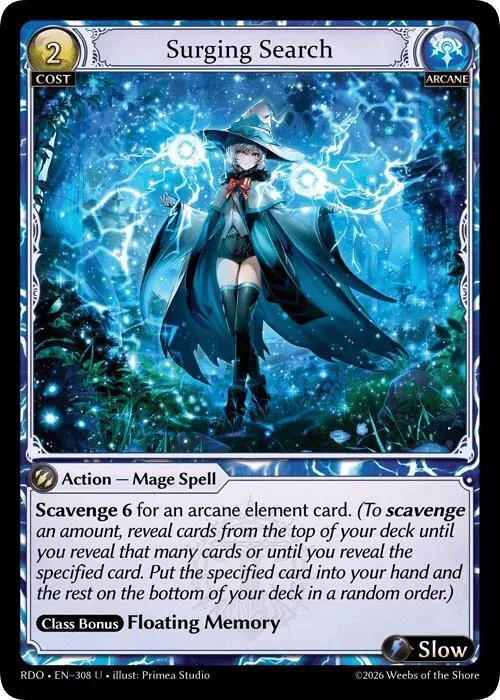 Surging Search (Curio Foil) #308 – Radiant Origins