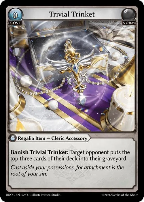 Trivial Trinket (Curio Foil) #28 – Radiant Origins