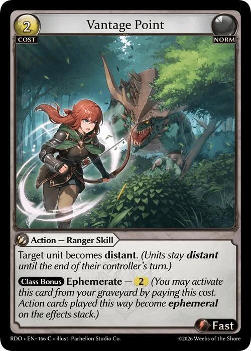 Vantage Point (Curio Foil) #166 – Radiant Origins