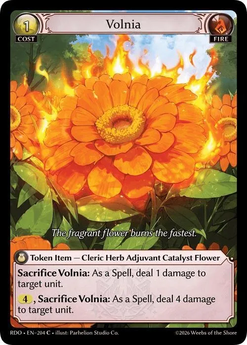 Volnia (Curio Foil) #204 – Radiant Origins