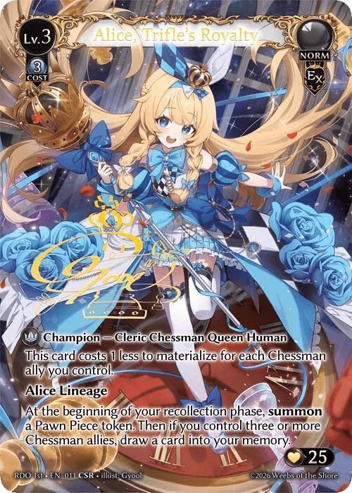 Alice, Trifle's Royalty (CSR) #11 – Radiant Origins