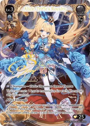 Alice, Trifle's Royalty (CSR) #11 – Radiant Origins