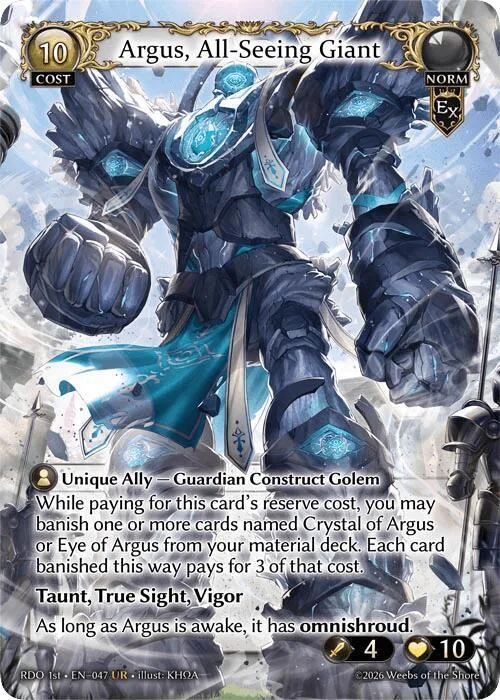 Argus, All-Seeing Giant #47 – Radiant Origins