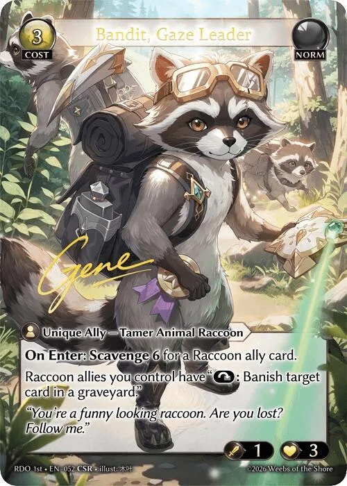Bandit, Gaze Leader (CSR) #52 – Radiant Origins
