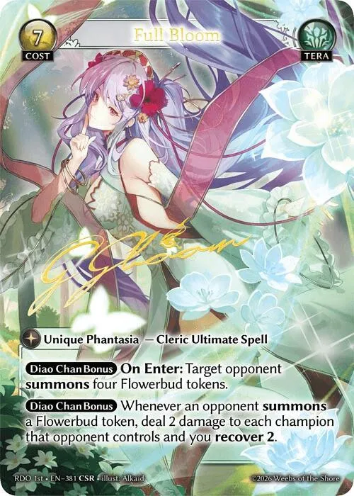 Full Bloom (CSR) #381 – Radiant Origins