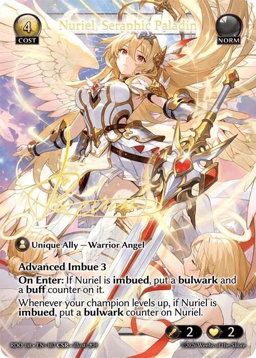 Nuriel, Seraphic Paladin (CSR) #107 – Radiant Origins