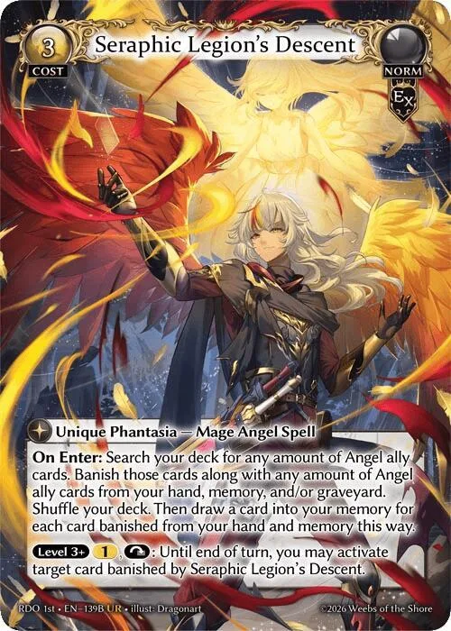 Seraphic Legion's Descent (139B) #139b – Radiant Origins