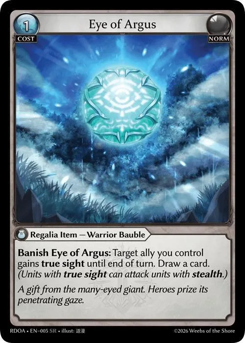 Eye of Argus #5 – Radiant Origins