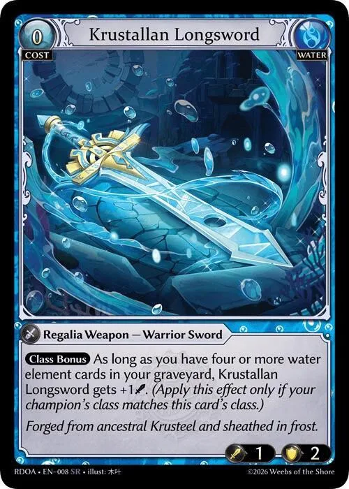 Krustallan Longsword #8 – Radiant Origins