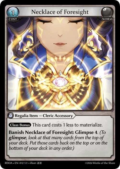 Necklace of Foresight #12 – Radiant Origins
