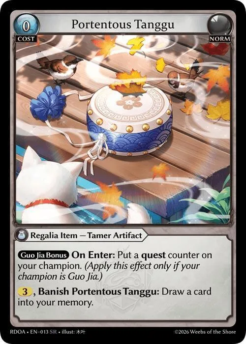 Portentous Tanggu #13 – Radiant Origins