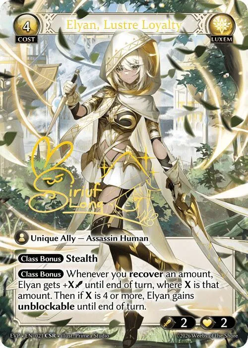 Elyan, Lustre Loyalty #21 – Radiant Origins Event Pack