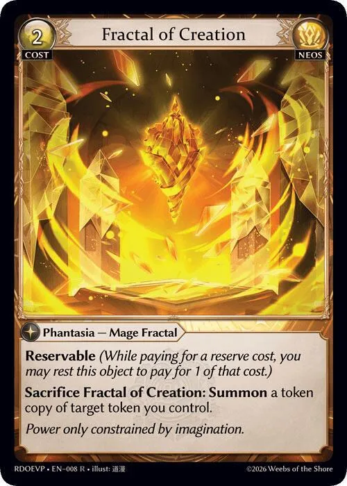 Fractal of Creation #8 – Radiant Origins Event Pack