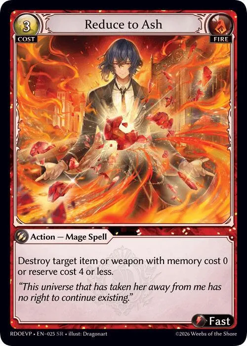 Reduce to Ash #25 – Radiant Origins Event Pack