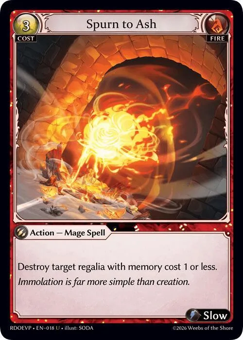 Spurn to Ash #18 – Radiant Origins Event Pack