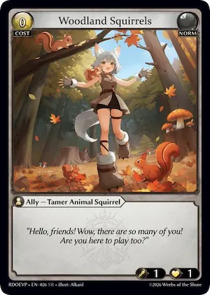 Woodland Squirrels #26 – Radiant Origins Event Pack