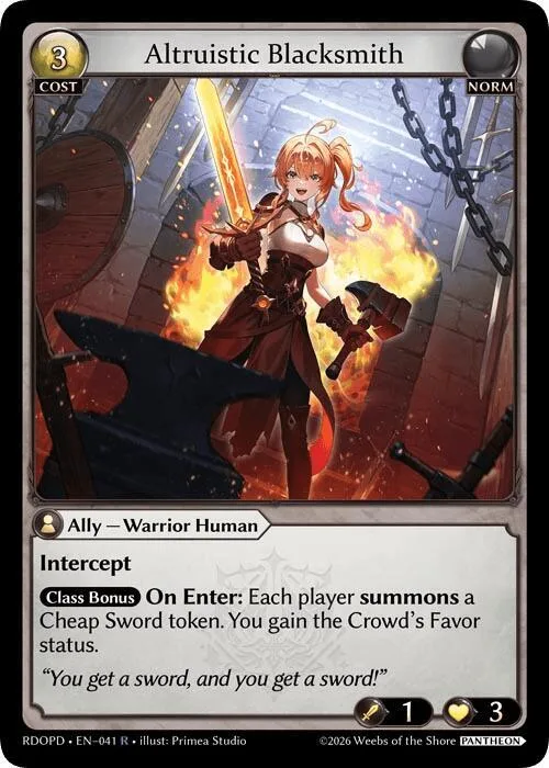 Altruistic Blacksmith #41 – Radiant Origins: Pantheon