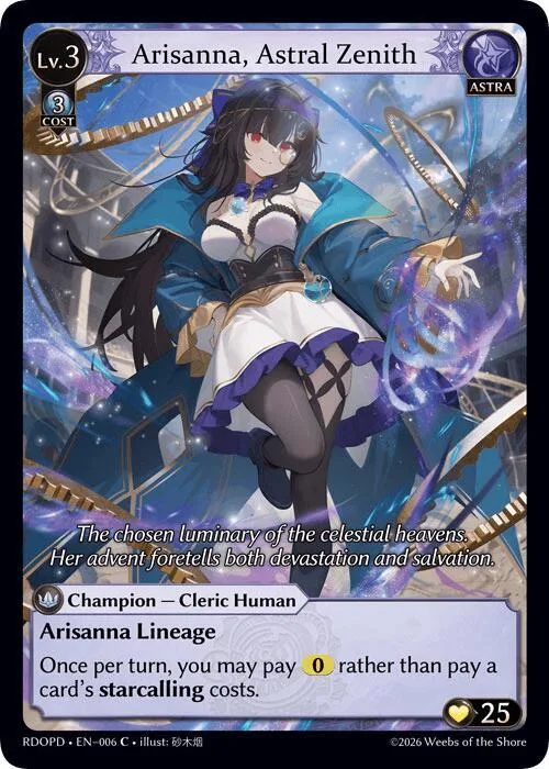 Arisanna, Astral Zenith (Extended Art) #6 – Radiant Origins: Pantheon