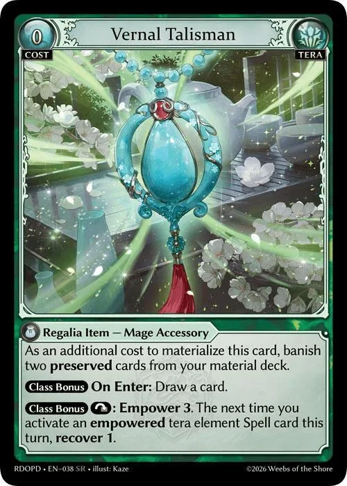 Vernal Talisman #38 – Radiant Origins: Pantheon