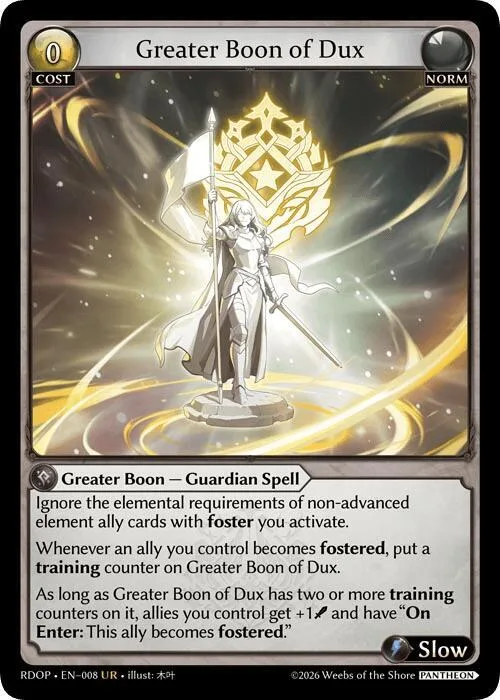 Greater Boon of Dux #8 – Radiant Origins: Pantheon