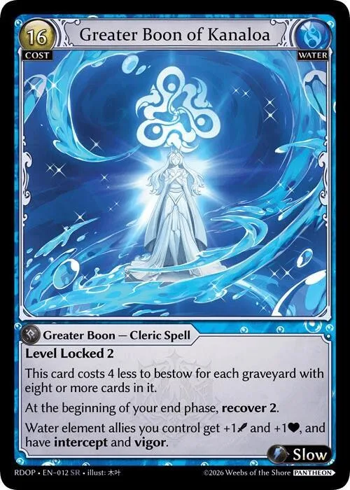 Greater Boon of Kanaloa #12 – Radiant Origins: Pantheon