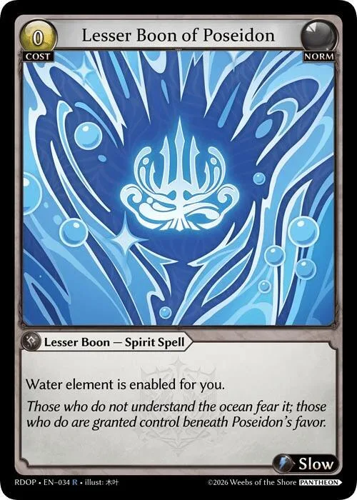 Lesser Boon of Poseidon #34 – Radiant Origins: Pantheon
