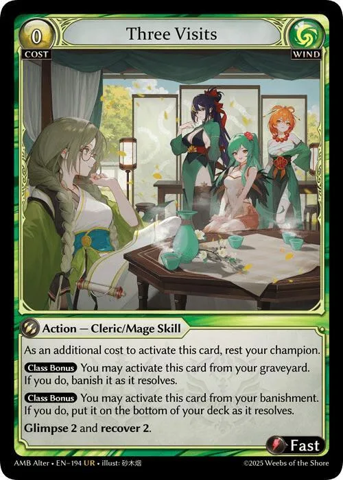 Three Visits #194 – Mortal Ambition Alter Edition