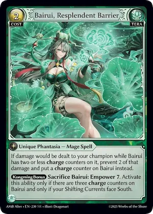 Bairui, Resplendent Barrier #230 – Mortal Ambition Alter Edition
