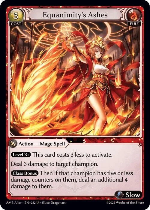 Equanimity's Ashes #232 – Mortal Ambition Alter Edition