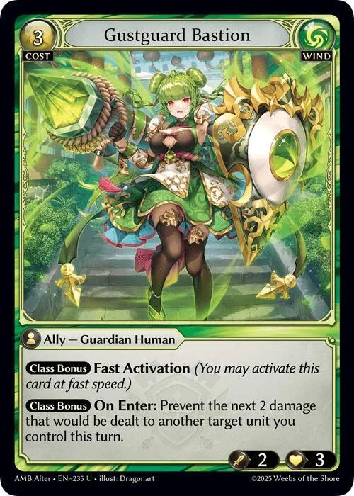 Gustguard Bastion #235 – Mortal Ambition Alter Edition
